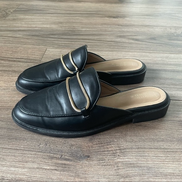 ShuShop Tuti Black Slide-On Loafers | 7.5 - Picture 2 of 9